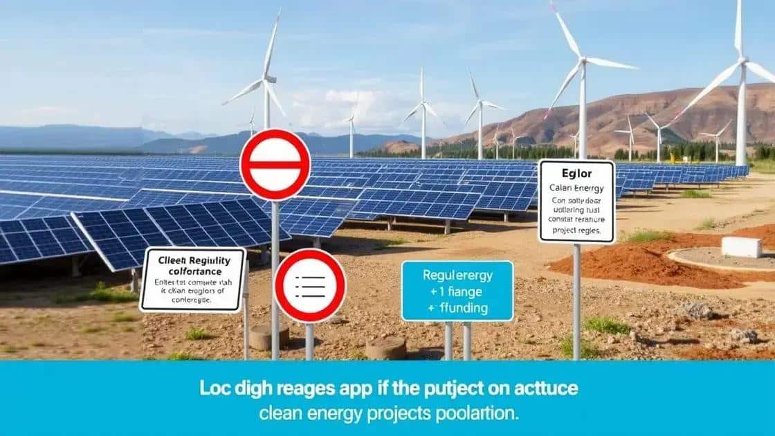 Challenges faced by clean energy projects
