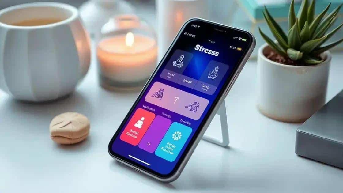 Features to look for in stress management apps