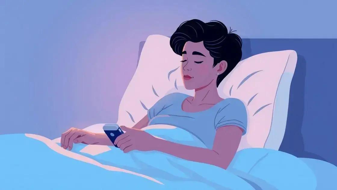 Impact of technology on sleep quality