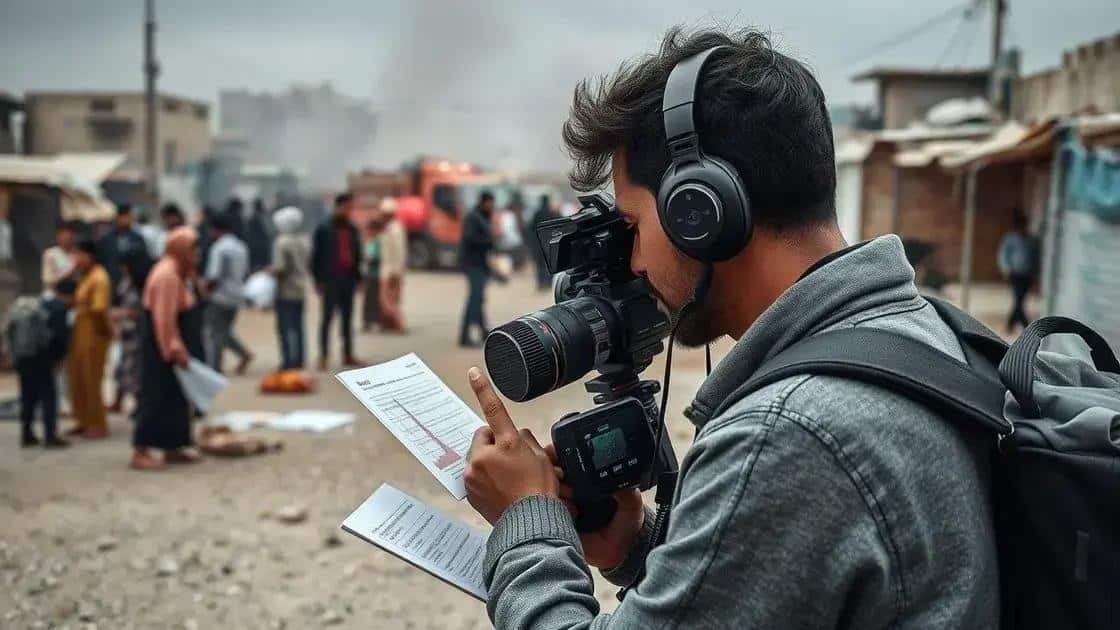 Key challenges in reporting humanitarian news