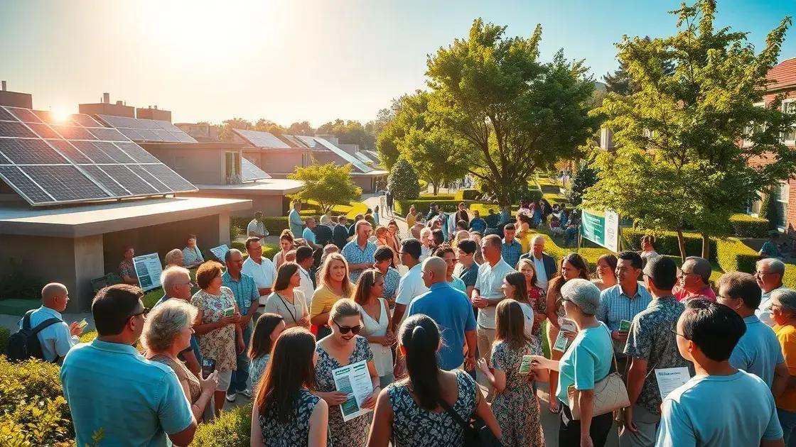 Community-driven projects in renewable energy