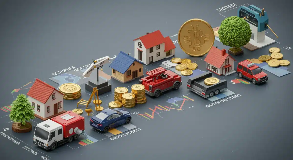 Diversified asset allocation strategy for retirement portfolio