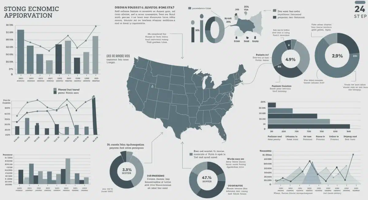 Infographic displaying key economic indicators for real estate market appreciation.