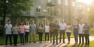 Diverse community benefiting from federal housing assistance in 2025