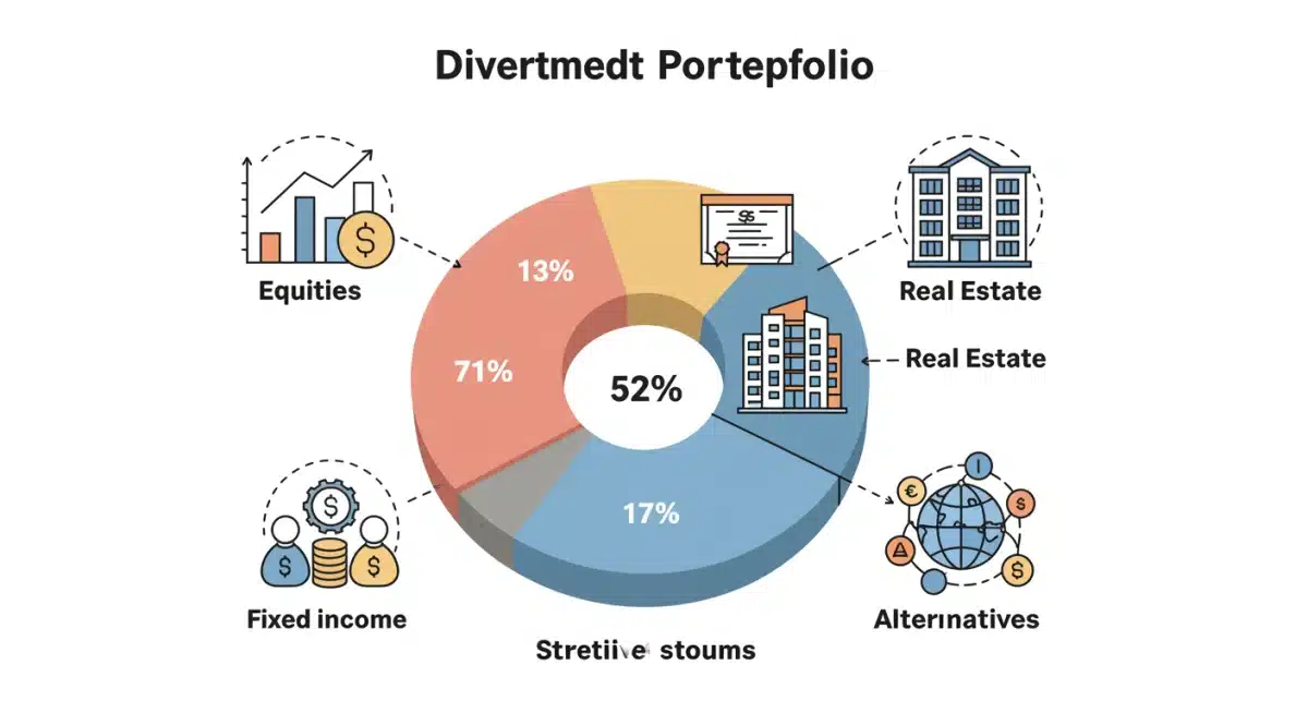 Diversified investment portfolio showing various asset classes for strategic allocation.