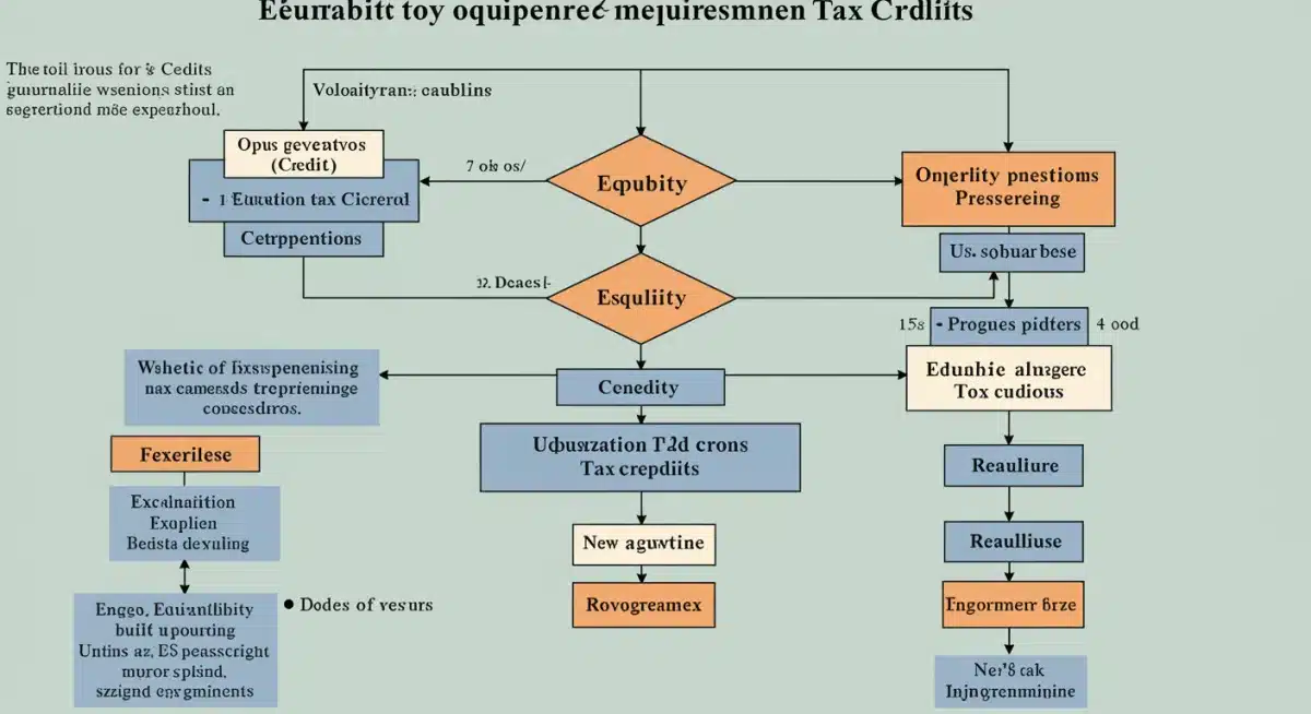 Flowchart illustrating eligibility criteria for various education tax credits.