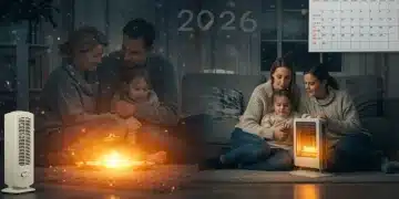 Family staying warm at home with LIHEAP energy assistance 2026