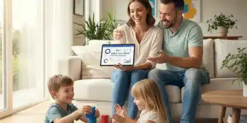 Happy family with children discussing 2026 Child Tax Credit benefits