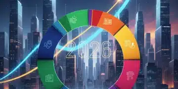 Diverse investment portfolio chart with upward trend for 2026 optimization