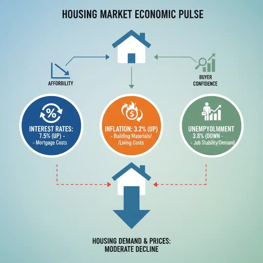 Economic indicators influencing 2026 housing market trends