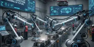 Federal EV Incentives 2026: What You Need to Know Electric vehicle manufacturing plant with federal grants