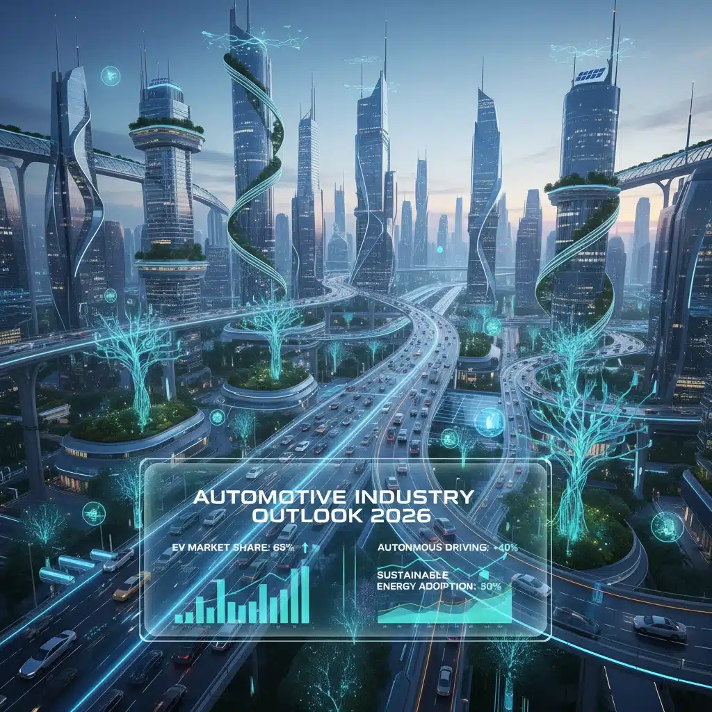 Automotive Industry Outlook 2026: EV Mandates & 25% Market Share Surge